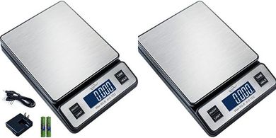 Weighmax W-2809: 90lb/0.1oz Digital Postal Scale with AC Adapter
