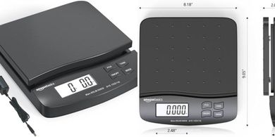 Amazon Basics Digital Postal Scale: 65lb Capacity, 0.1oz Readability
