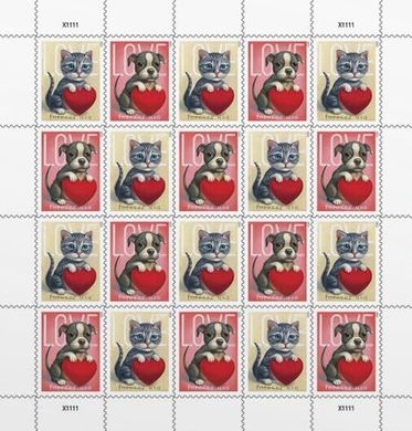 Forever Cats & Dogs Stamps: Perfect for special occasions.
