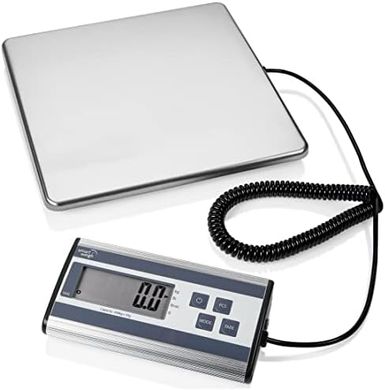 Heavy-Duty Digital Shipping Scale: 440lb/6oz Capacity, Stainless Steel Platform
