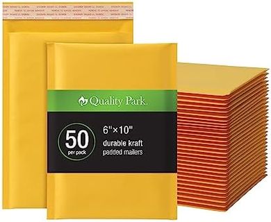 Durable Brown Kraft Bubble Mailers (6x9", 50/box)
