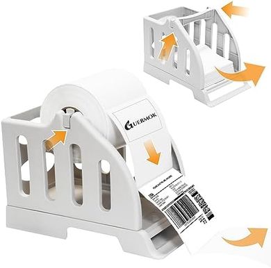 Thermal Label Holder for Fragile Shipping & Vinyl Stickers (White, 9")
