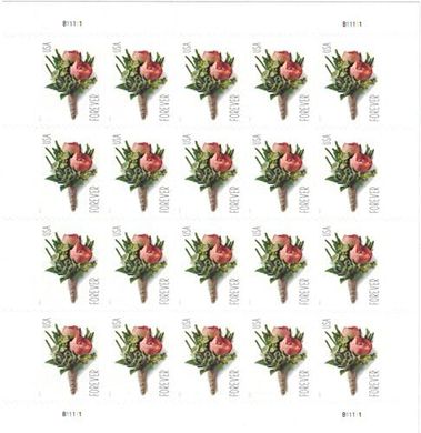 Celebration Boutonniere Stamps (20-Sheet)
