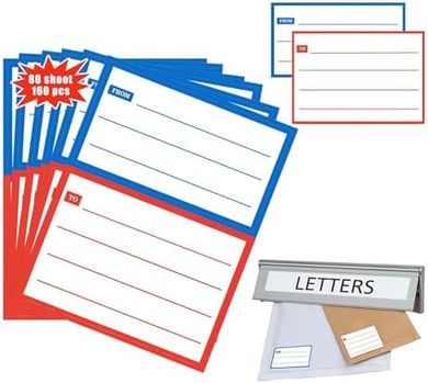 Christmas return address labels: 160 adhesive stickers (4.5x3.5")
