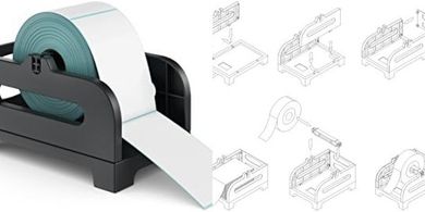 Rollo Thermal Label Dispenser for Rolls & Fan-Fold Labels
