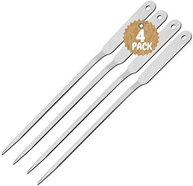 Stainless Steel Letter Openers (4-pack)
