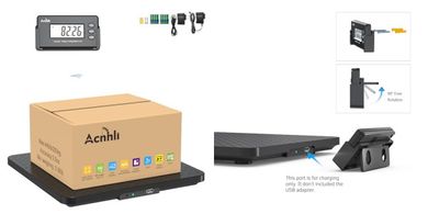 Wireless Digital Postal Scale: 440lb Capacity, High Accuracy
