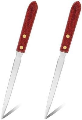 Durable Stainless Steel Letter Openers with Wooden Handles
