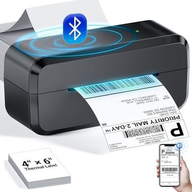 Wireless Bluetooth Thermal Label Printer for E-commerce & Small Business
