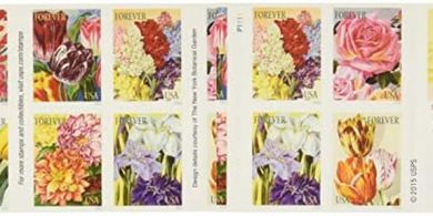 Botanical Flower Bloom Forever Stamps
