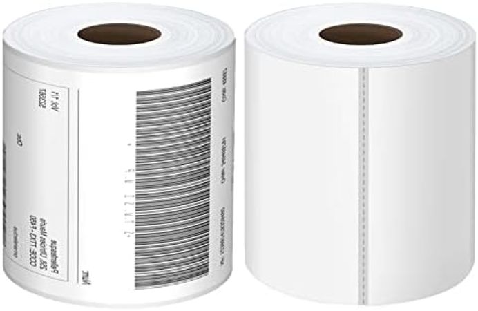 4x6" Thermal Shipping Labels (500-count, perforated, Rollo/Zebra/MUNBYN/Polono printers)
