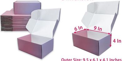 Medium Corrugated Cardboard Shipping Boxes (20-pack, 9x6x4")
