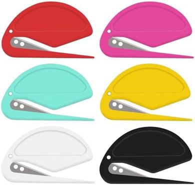 6-Pack Colorful Letter & Package Opener Set
