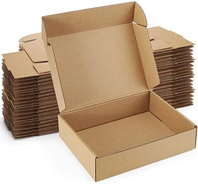 Small Brown Cardboard Mailing Boxes (25-pack, 9x6x2")
