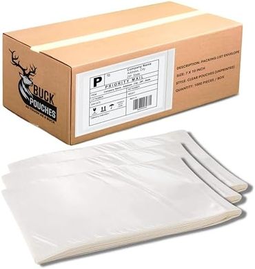 Waterproof Shipping Label Sleeves (100-Pack, 7x10")
