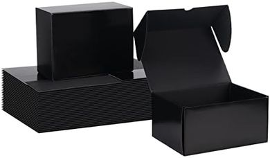 Rempry Black Corrugated Mailer Boxes (20-pack, 8x6x4")
