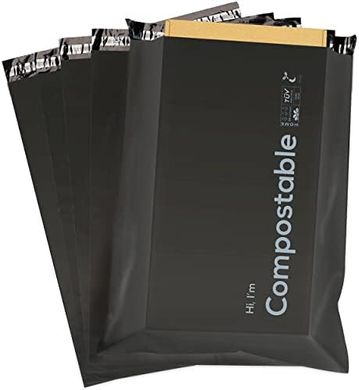 Biodegradable Mailing Bags (50 Compostable, 10x13 inch)
