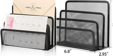 Mesh Desk Organizer for Documents & Files
